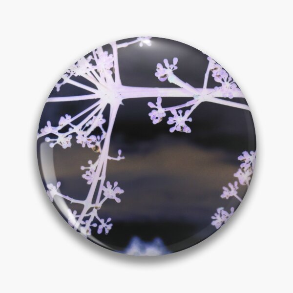 Item preview, Snowflake Appearance Budding Plant with Cloudy Dark Sky Background designed and sold by StayCuztom.
