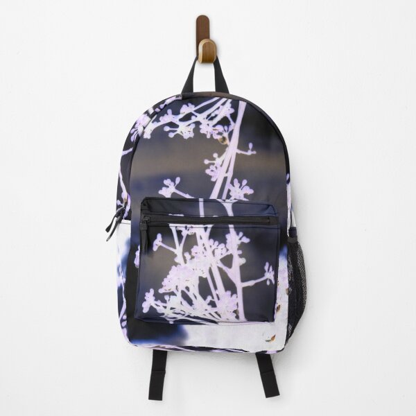 Item preview, Snowflake Appearance Budding Plant with Cloudy Dark Sky Background designed and sold by StayCuztom.