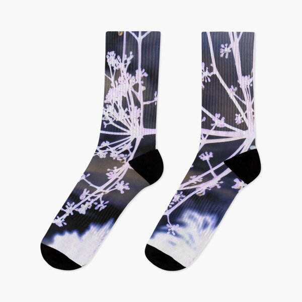 Item preview, Snowflake Appearance Budding Plant with Cloudy Dark Sky Background designed and sold by StayCuztom.