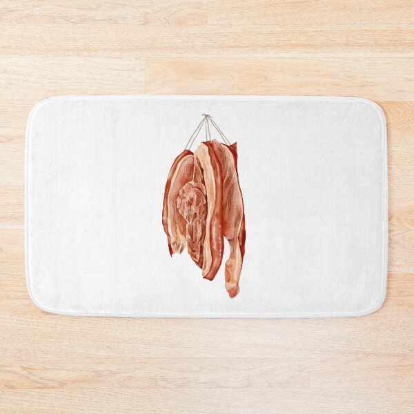 Item preview, Watercolor Illustration of hanging preserved meat designed and sold by iswenyi.