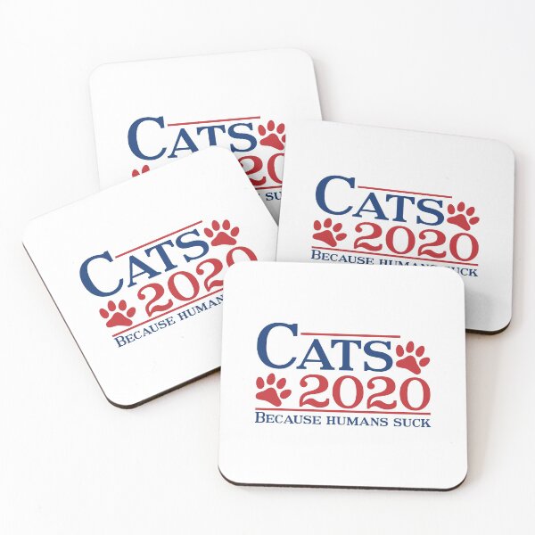 Item preview, Cats 2020 Because Humans Suck Funny Cat Lovers T-shirt designed and sold by T-DESIGNEDZ.