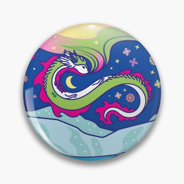 Item preview, Windy the dragon in Tundra - Creatober 2020 day 24 designed and sold by TokiPY.