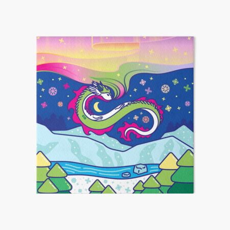 Windy le dragon dans la toundra - Creatober 2020 jour 24 Impression rigide