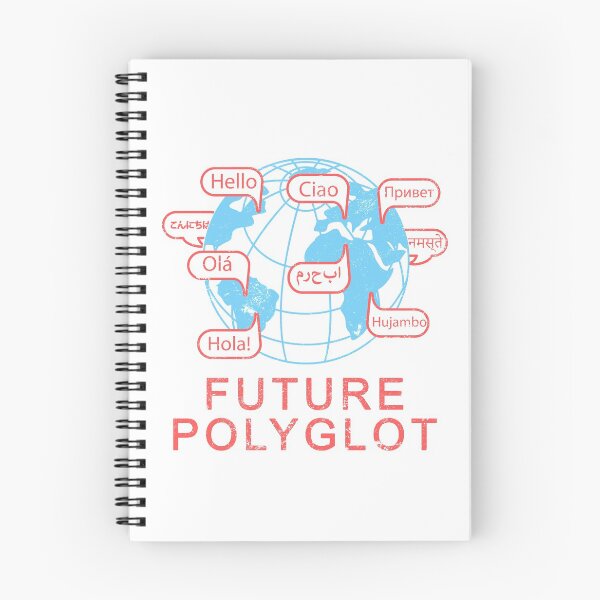 Item preview, FUTURE POLYGLOT Hello in Different Languages RETRO designed and sold by a-little-ink.