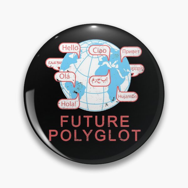 Item preview, FUTURE POLYGLOT Hello in Different Languages RETRO designed and sold by a-little-ink.
