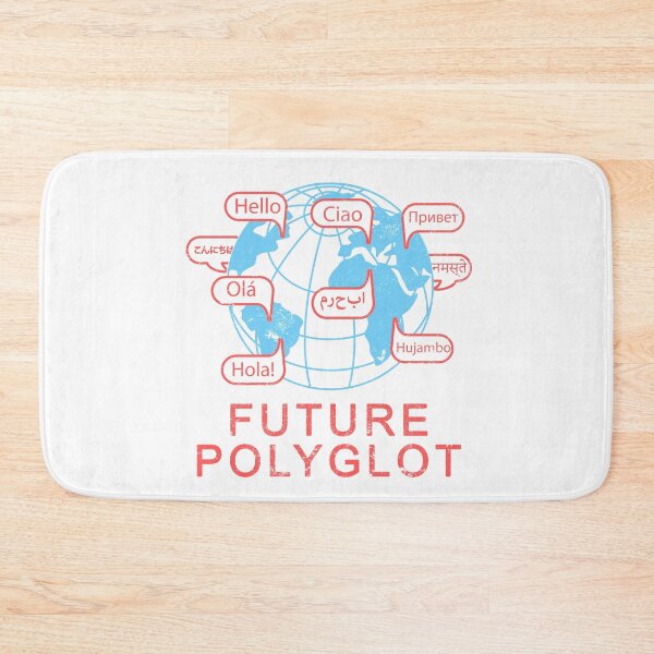 Item preview, FUTURE POLYGLOT Hello in Different Languages RETRO designed and sold by a-little-ink.
