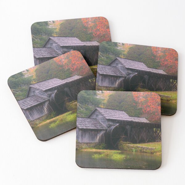 Item preview, Mabry Mill in the Autumn Rain designed and sold by RYBHOWE.