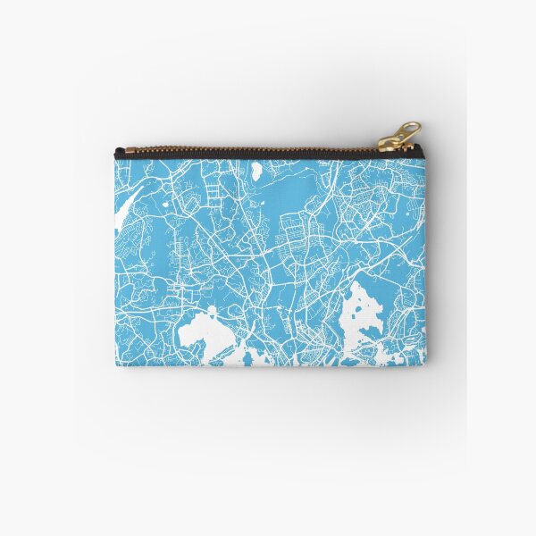 Item preview, Helsinki map blue designed and sold by mapsart.
