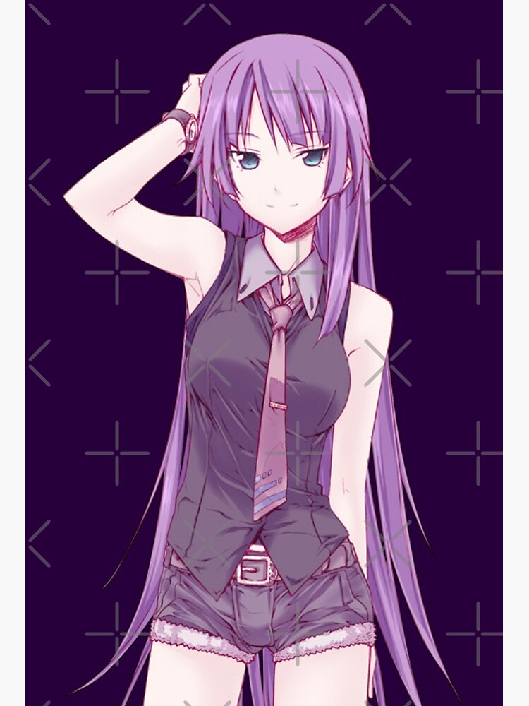 Anime girl with flowers, flower, purple, girl, anime, HD wallpaper | Peakpx