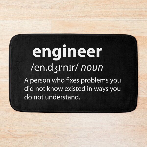 Item preview, Engineer Funny Dictionary Definition  designed and sold by TravelScientist.