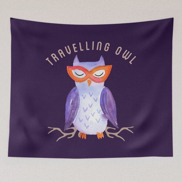 Item preview, Travelling Owl designed and sold by AmazingEcraft.