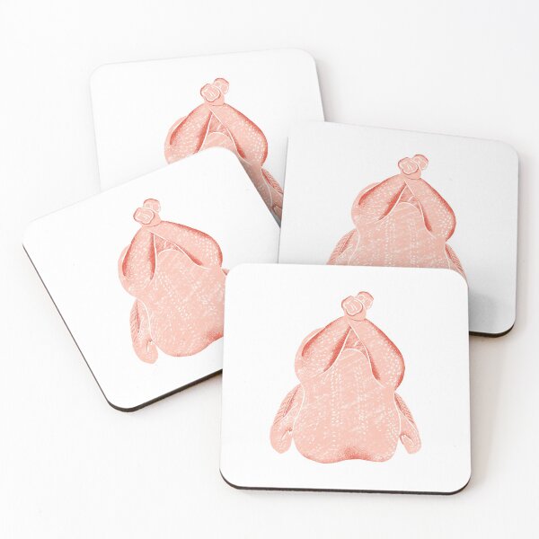 Item preview, Illustration of a raw chicken prepared for cooking designed and sold by iswenyi.