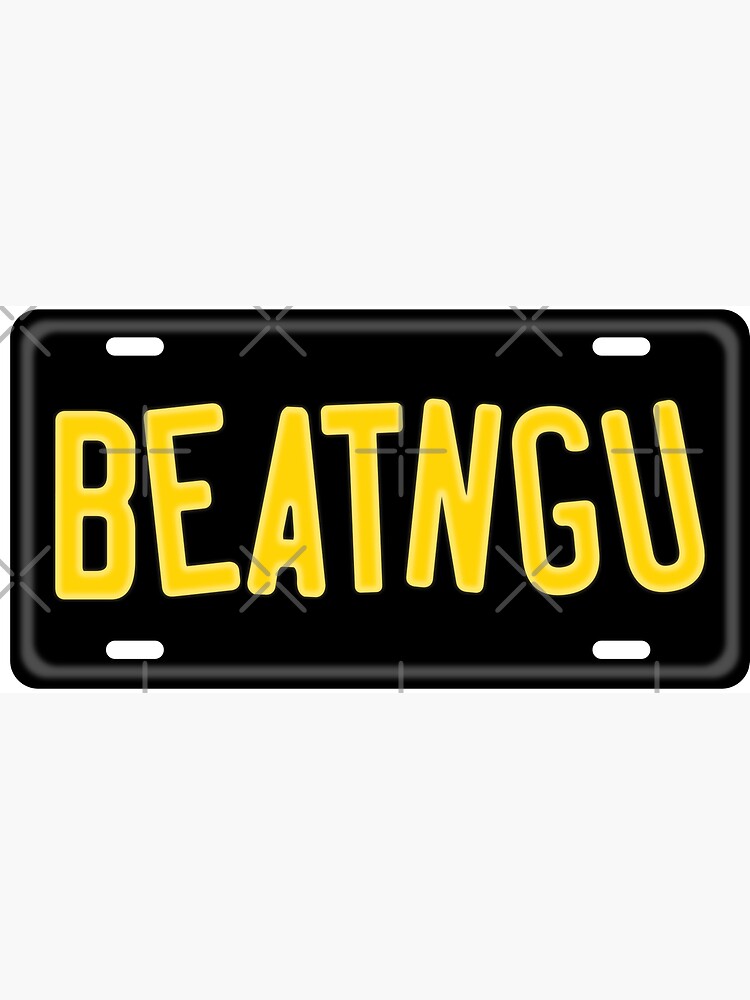 "Jeepers Creepers BEATNGU Licence Plate Number Plate" Art Print for