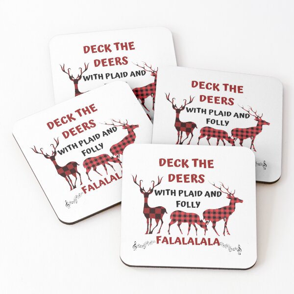 Item preview, DECK THE DEERS WITH PLAID AND FOLLY designed and sold by jreiter57.