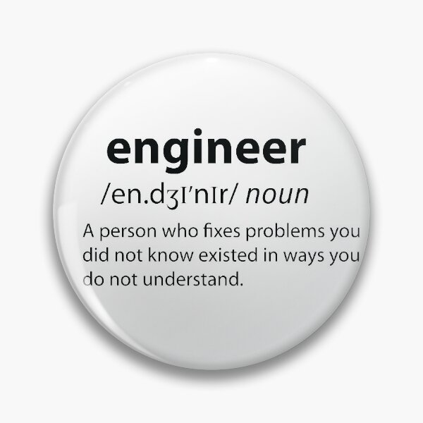 Artikelvorschau, Engineer Funny Dictionary Definition entworfen und verkauft von TravelScientist.