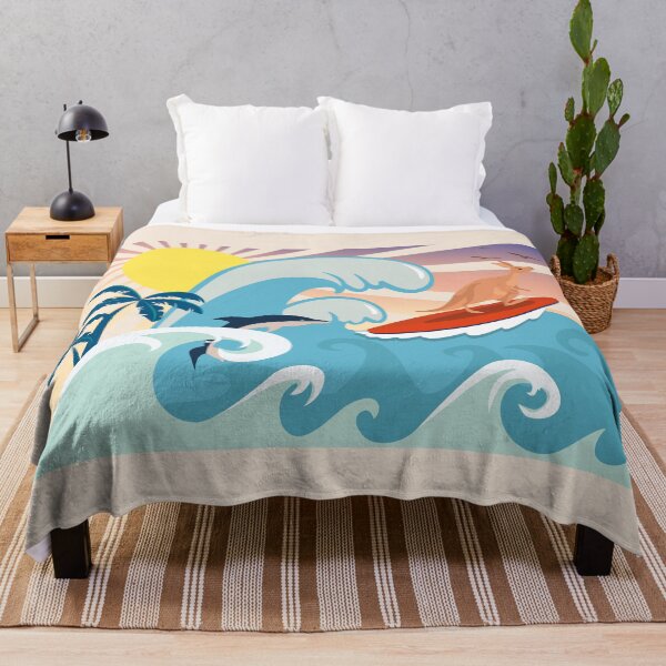 Item preview, Sunshine Surfing Kangaroo designed and sold by yacine12353.