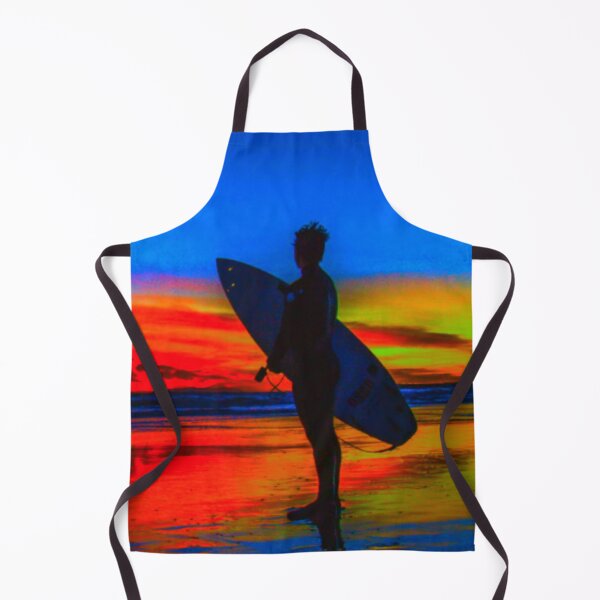 Aperçu de l'œuvre Surf au coucher du soleil à Ocean Beach créée et vendue par MuscleCarTs.
