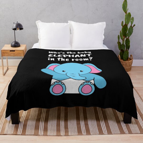 Item preview, Who's the baby ELEPHANT in the room? (Black Background) designed and sold by mind-illusions.
