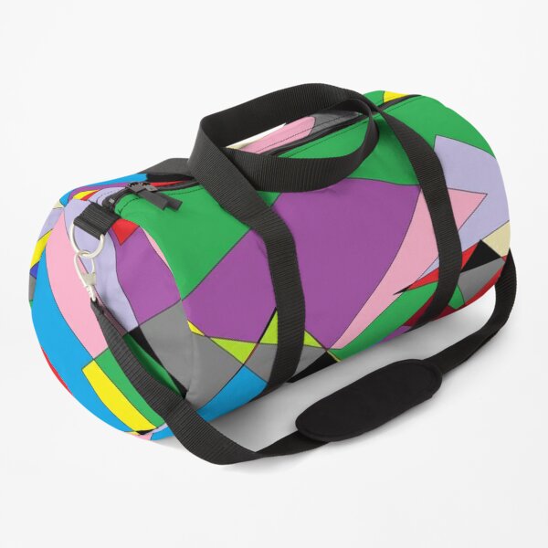 Colorful World of Sharp Corners Duffle Bag