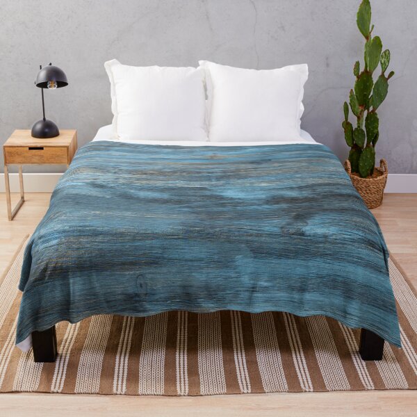 Item preview, Barnboard rústico desgastado de madera de granero azul gris designed and sold by IamTrending.