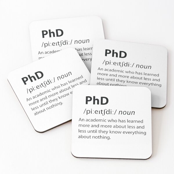 Item preview, PhD Funny Dictionary Definition  designed and sold by TravelScientist.