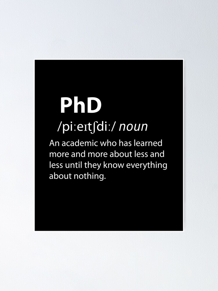 meaning of phd urban dictionary
