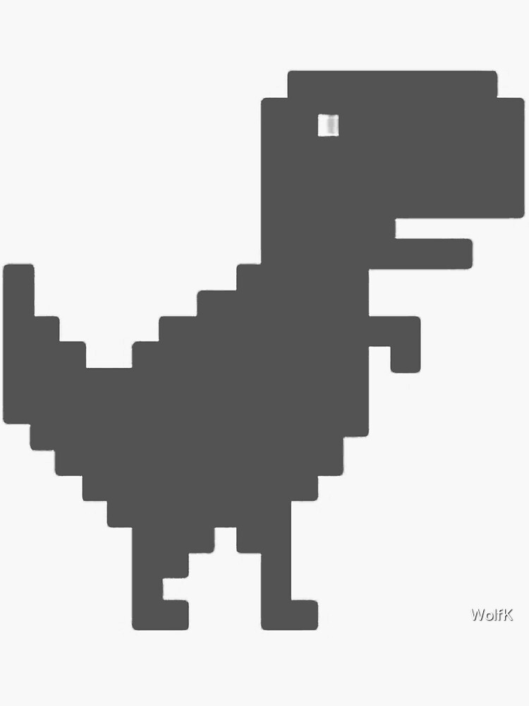 Dino Runner Sticker by WolfK