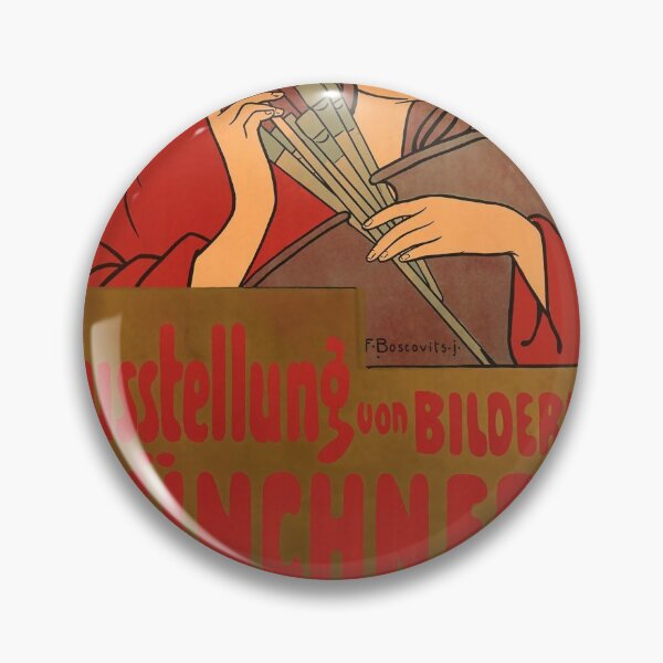 Item preview, retro ausstellung von bildern munchner secession im kunsterhaus zurich  designed and sold by CorasPosters.