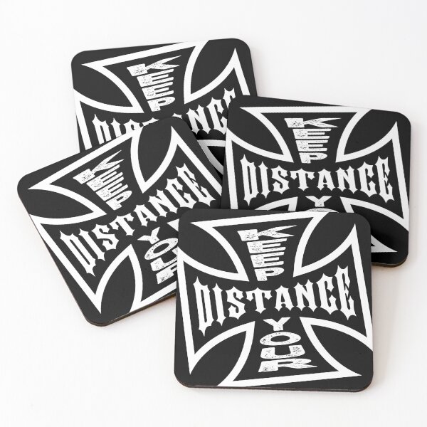 Item preview, Keep your distance (black) designed and sold by GOATEES75.