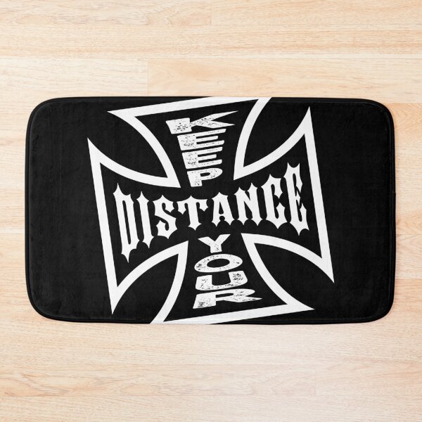 Item preview, Keep your distance (black) designed and sold by GOATEES75.