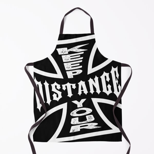 Item preview, Keep your distance (black) designed and sold by GOATEES75.