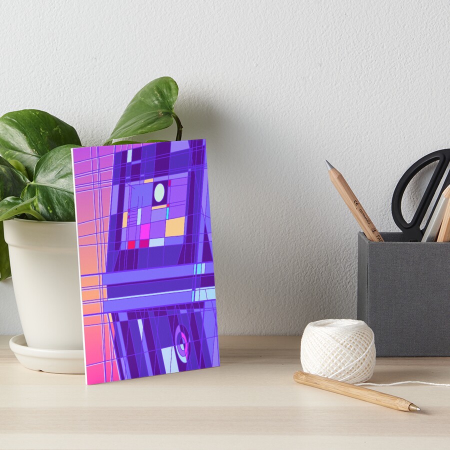 Item preview, Art Board Print designed and sold by modHero.