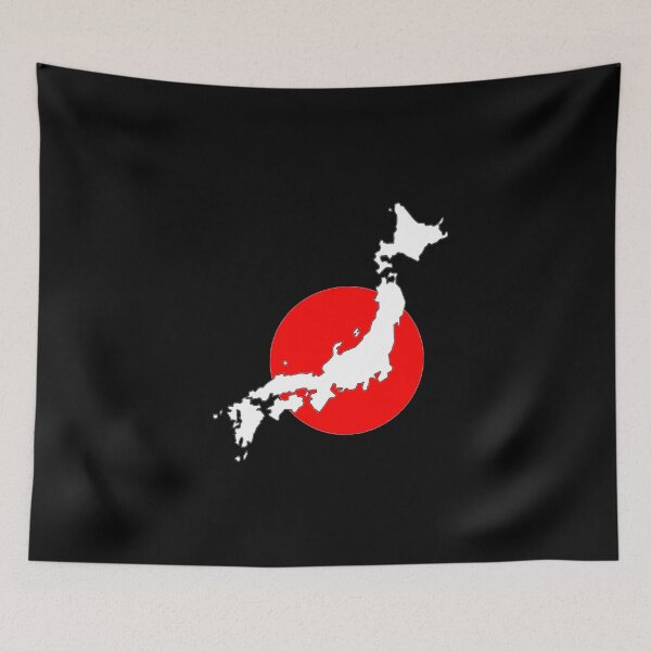 Item preview, Japan Flag Map designed and sold by mattpanta.