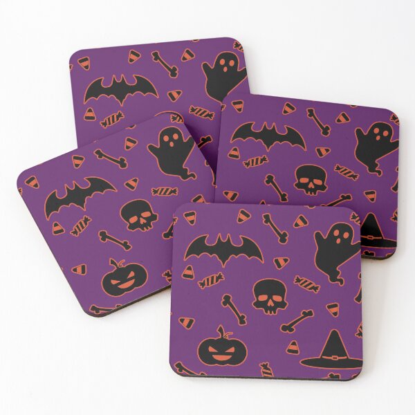 Item preview, Halloween pattern purple designed and sold by dracuria.
