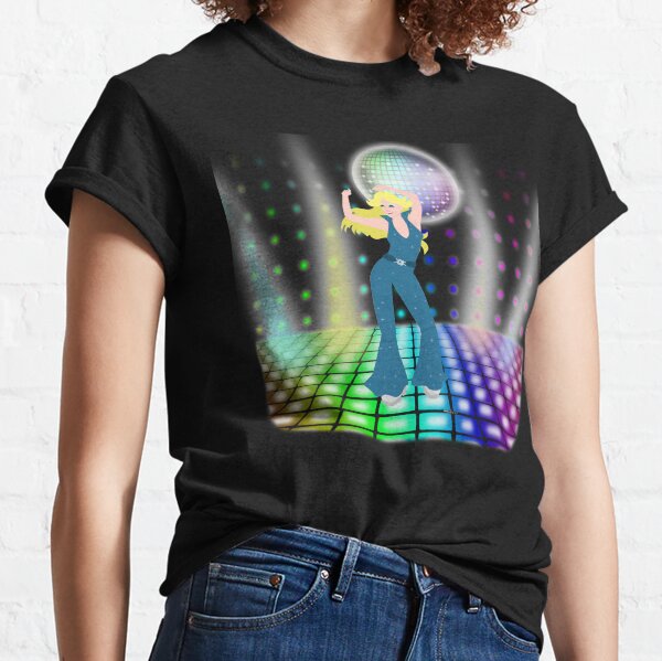 Blonde Disco Chick Classic T-Shirt