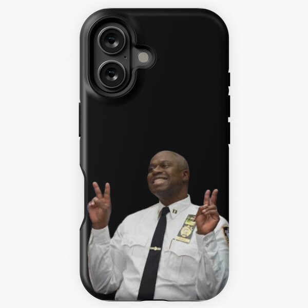 Aperçu de l'œuvre Capitaine Raymond Holt – Signe de paix créée et vendue par Brooklyn-99shop.