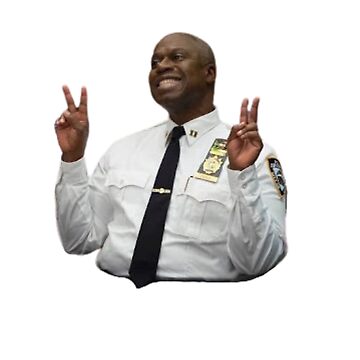 Artwork thumbnail, Captain Raymond Holt - Peace Sign by Brooklyn-99shop