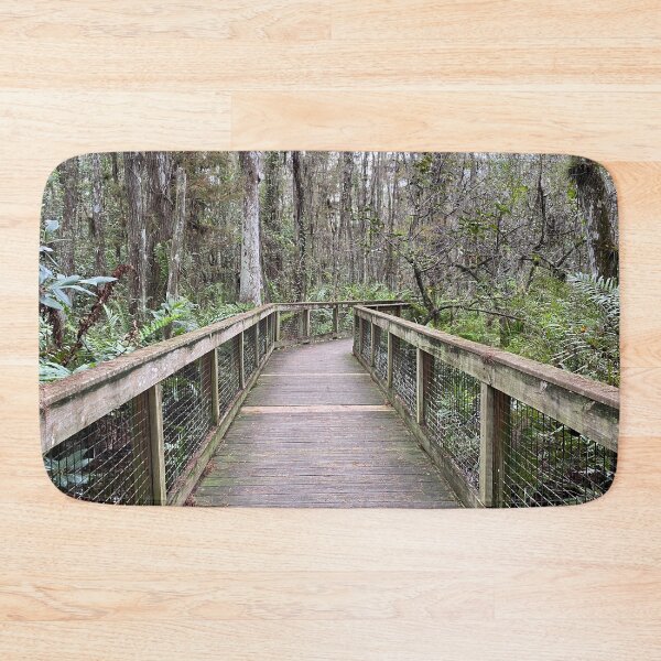 Item preview, Beautiful Forestry Photo of Florida Wetlands Cypress Board Walk designed and sold by JDMHoney.