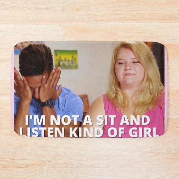 Item preview, 90 Day Fiance - Nicole and Azan - Im not a sit and listen kind of girl designed and sold by LeoSpaceman.