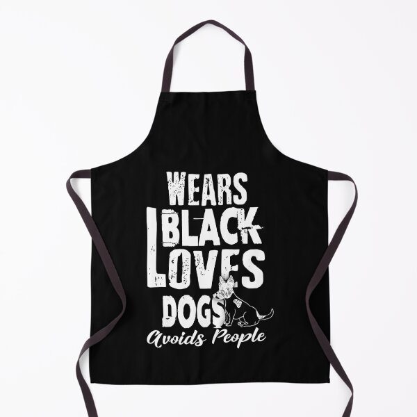 Item preview, Wears Black Loves Dogs Avoids People Introvert designed and sold by perfectpresents.