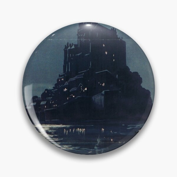 Item preview, retro mont saint michel             designed and sold by CorasPosters.
