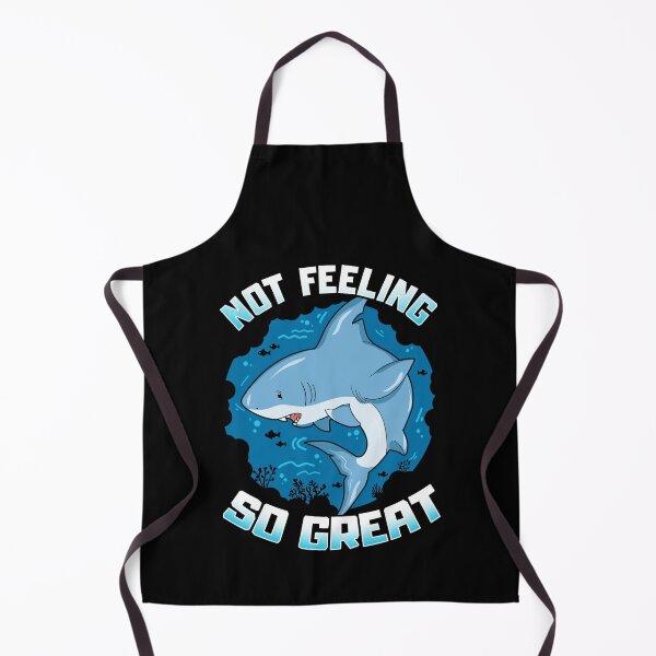 Item preview, Cute & Funny Not Feeling So Great Shark Pun designed and sold by perfectpresents.