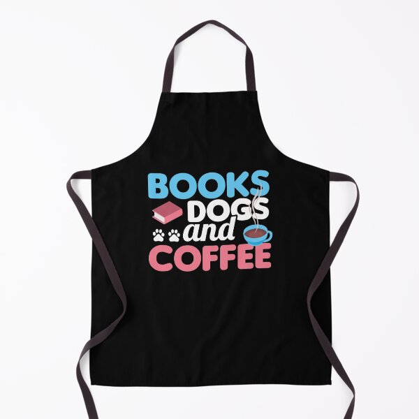 Item preview, Cute & Funny Books Dogs and Coffee Bookworm designed and sold by perfectpresents.