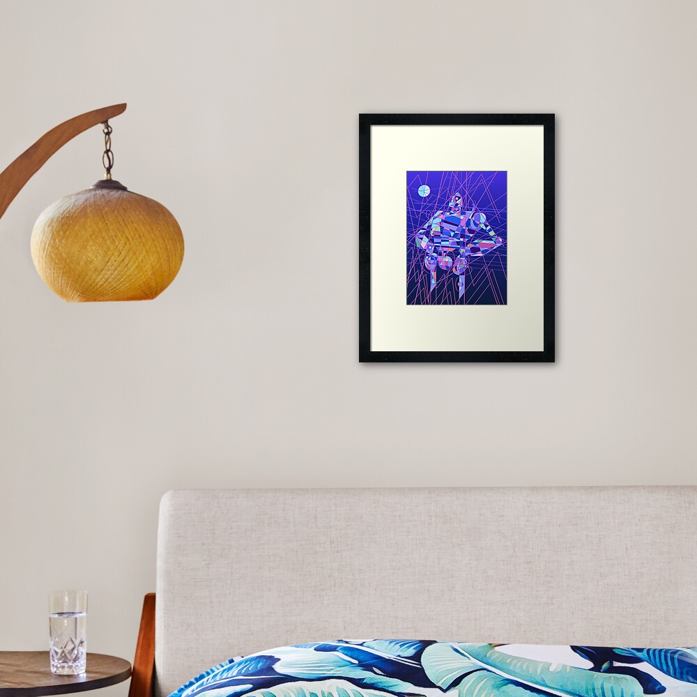 Item preview, Framed Art Print designed and sold by modHero.