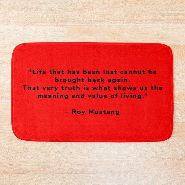 Item preview, Roy Mustang - Quote  designed and sold by Epicanimequotes.