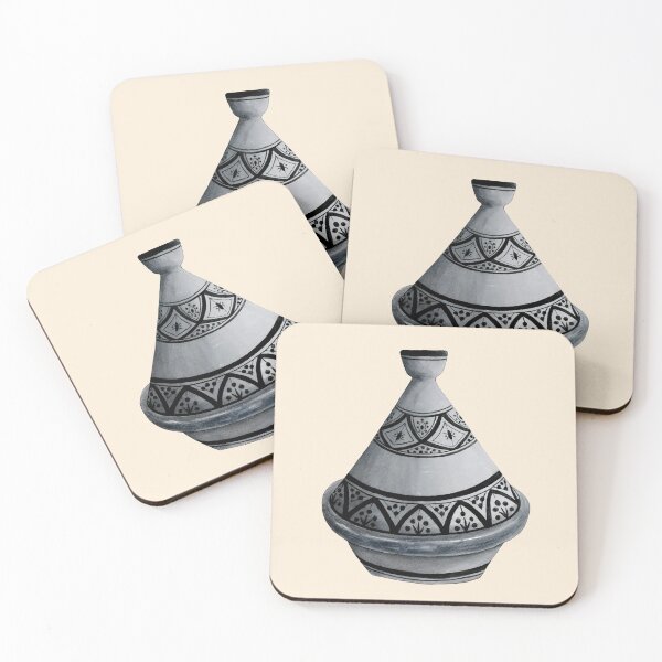 Item preview, Watercolor Moroccan Tagine  designed and sold by purelymoroccan.