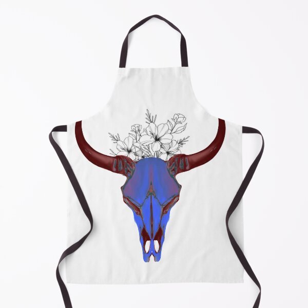 Aperçu de l'œuvre Crâne d'animal floral (bovin) créée et vendue par faztheartnoob.