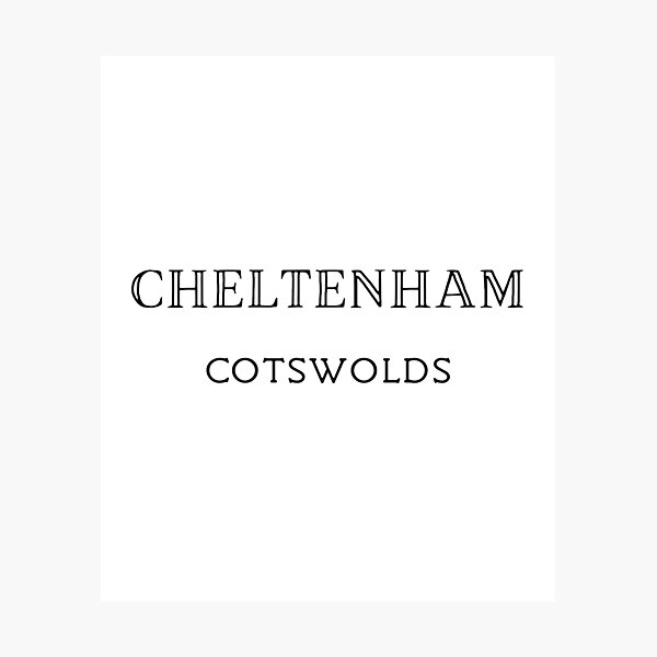 Cheltenham Cotswolds Photographic Print