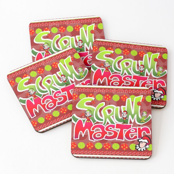 Item preview, Agile XMAS Scrum Master designed and sold by eSeaty.