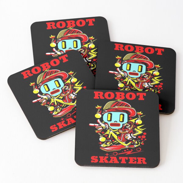 Item preview, Robot Skater Red designed and sold by Coder-T.